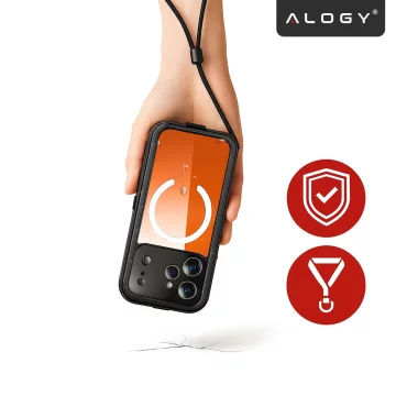 Pouzdro Alogy HydroArmor™ IP68 pro Apple iPhone 17 Pro 6,3" - černé