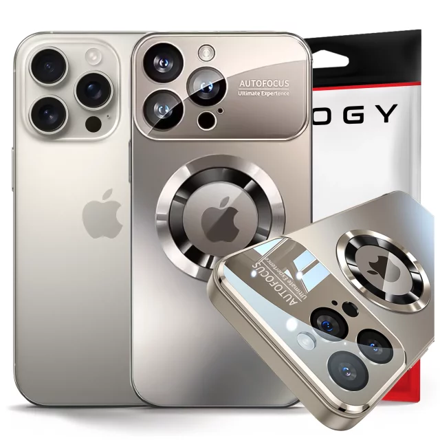 Etui do Apple iPhone 16 Pro Max obudowa Alogy MagSafe LuxeShield™ Case z ochroną obiektywów do MagSafe Titanium