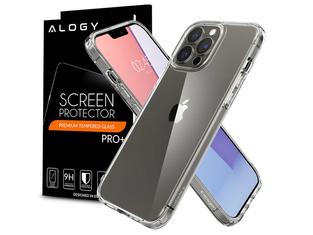Spigen Ultra Hybrid case for Apple iPhone 13 Pro Crystal Clear Glass