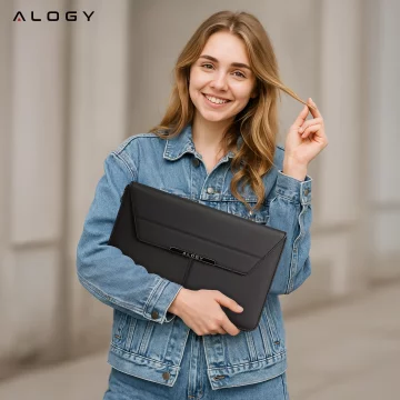 Laptop Sleeve, MacBook Air Pro 13.3" Alogy Hard Foam Bag Protective Case for 13-14" Laptops Black