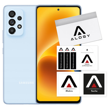 Hybridní sklo pro Samsung Galaxy A53 5G ochranné sklo Alogy Flexi Glass 9H Case Friendly pro plochý displej