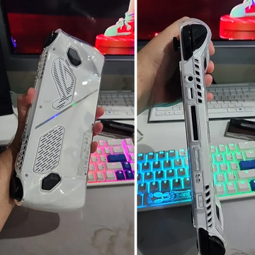 Case for Asus Rog Ally Clear Case console, housing cover, silicone, Alogy overlay, transparent