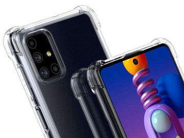 Pancéřové pouzdro ShockProof Alogy pro Samsung Galaxy M51 průhledné