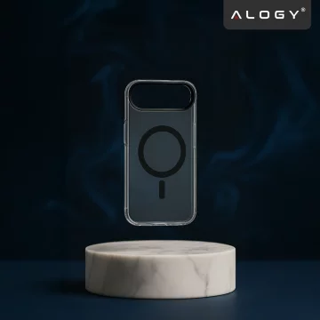 Pouzdro Apple iPhone 17 Air – matný kryt MagSafe s ochranou čočky, tenký a odolný proti poškrábání, perfektně padne – Alogy Skinny MatteCase™ černý