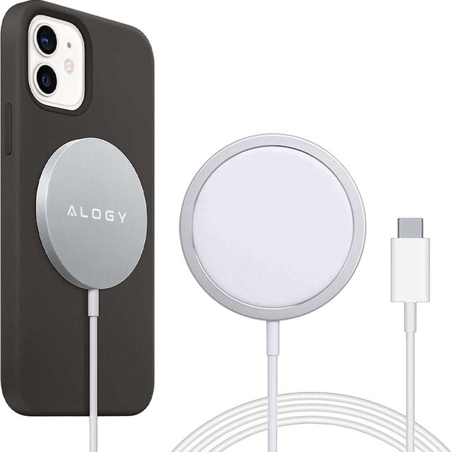 Alogy bezdrátová nabíječka pro MagSafe 20W pro iPhone 12/13/14 / PRO / MAX / MINI bílá