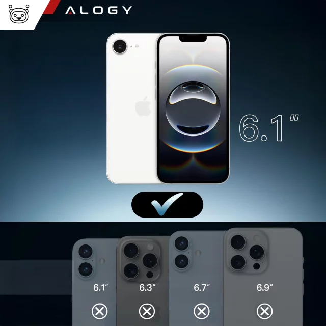 Hülle für Apple iPhone 16 Pro Max Alogy Anti-Shock Hybrid Case für MagSafe Transparent