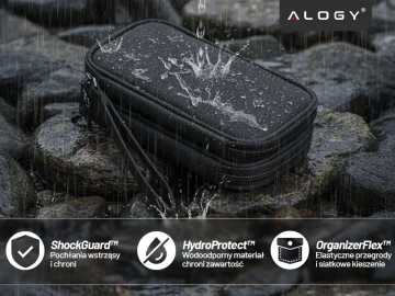 Ochranné pouzdro na notebook, MacBook Air Pro 13,3" Alogy Hard Foam Bag pro 13-14" notebooky černé