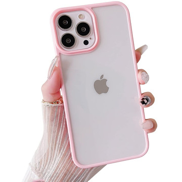 Protective case Alogy Hybrid Candy Case for Apple iPhone 13 Pro pink-transparent Glass