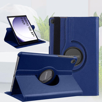 Pouzdro pro Samsung Galaxy Tab A9 Plus 2023 11" (X210/X215/X216) Otočný kryt Tablet Flip Cover Pouzdro Alogy Navy Blue