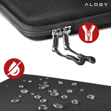 Ochranné pouzdro na notebook, MacBook Air Pro 13,3" Alogy Hard Foam Bag pro 13-14" notebooky černé