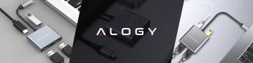 HUB splitter Alogy Adaptér pro počítačový notebook s USB-C na 3x USB-A 2.0 1x USB-A 3.0 šedý