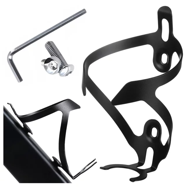 Bottle cage drink water bottle bicycle holder for bicycle bottle universal Black