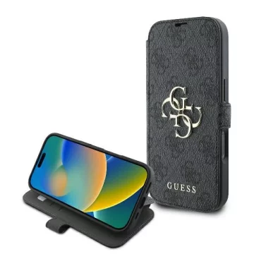 Guess GUBKP16X4GMGGR iPhone 16 Pro Max 6,9" czarny/black book 4G Metal Logo