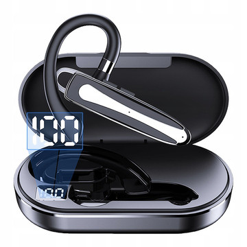 Náhlavní souprava Bluetooth 5.1 pro bezdrátová sluchátka do auta pro řidiče auta Loud YYK-530 s nabíjecím dokem PowerBank