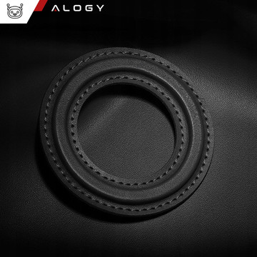 Magnetic plate for MagSafe sticker Ring Ring Holder cover Universal leather Alogy Magnetic black