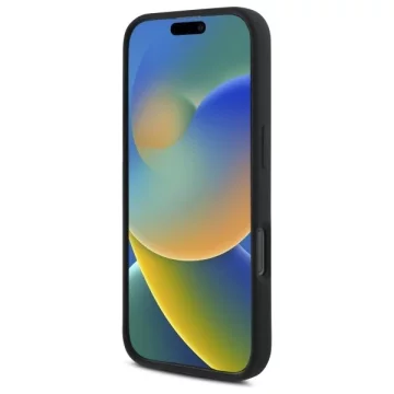 Pouzdro AMG Checkered Flag MagSafe Hardcase pro iPhone 16 Pro Max 6,9″ – černé