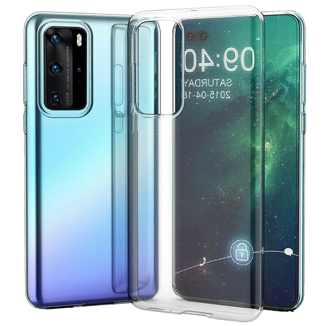 Alogy silikonové pouzdro kryt pouzdro pro Huawei P40 Pro průhledné