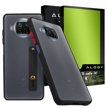 Etui Alogy Bumper case z paskiem do Xiaomi Mi 10T Lite Czarne