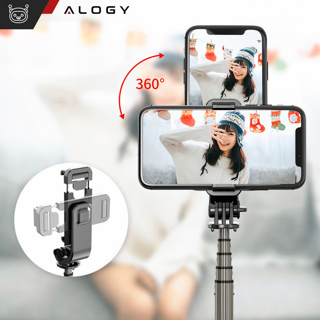 Selfie tyč Alogy Tripod Phone Holder pro GoPro Bluetooth kameru