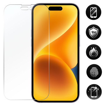 Hybridglas für Apple iPhone 14 Pro Max Vollbild Alogy Flexi Full Glass 9H Schutzglas Bruchsicher