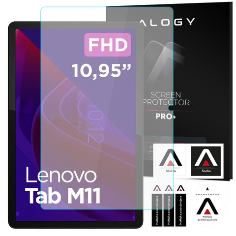 Tvrzené sklo pro Lenovo Tab M11 10,95" TB330FU/TB330XU/TB331FC Tablet Screen Alogy Screen Protector Pro 9H