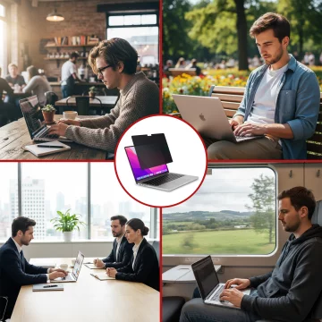 Laptop-Hülle, MacBook Air Pro 13,3 Zoll Alogy Hartschaum-Tasche, Schutzhülle für 13–14 Zoll Laptops, Schwarz