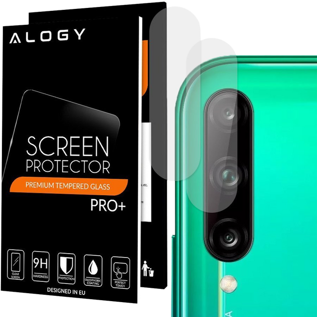 Gehärtetes Glas x2 Alogie auf der hinteren Linse für Huawei P40 Lite E
