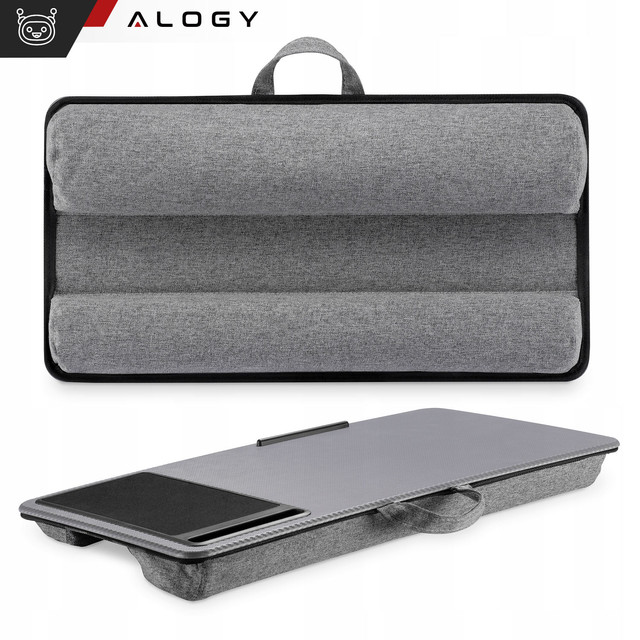 Laptop table stand phone holder mouse pad for bed Alogy portable desk with pillows