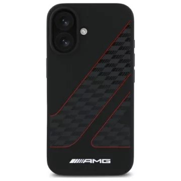 Mercedes-AMG Checkered Flag MagSafe Hardcase do iPhone 16 6,1″ – Czarny