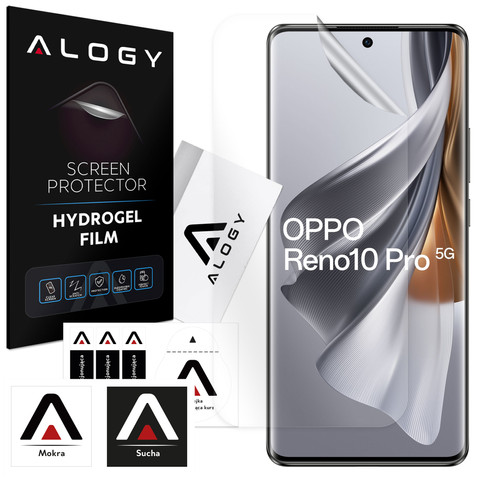 Hydrogel Film for Oppo Reno 10 Pro 5G Phone Screen Protector Alogy Hydrogel Film
