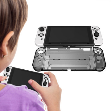 Silné nárazuvzdorné ochranné pouzdro Alogy pro Nintendo Switch OLED Black