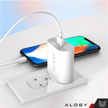 Alogy rychlá USB-C Typ C PD 20W bílá nástěnná nabíječka