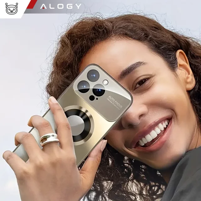 Etui do Apple iPhone 16 Pro Max obudowa Alogy MagSafe LuxeShield™ Case z ochroną obiektywów do MagSafe Titanium