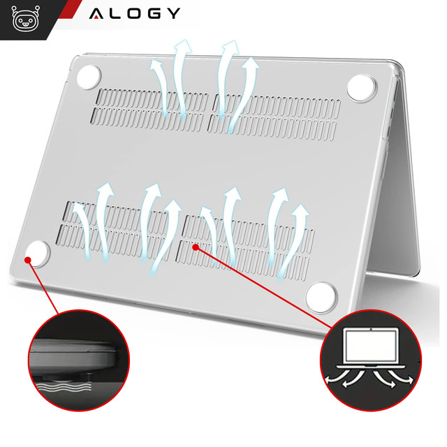 Case for Macbook Air 15 M2 2023 A2941 Case Housing Cover Clear Alogy Hard Cover Transparent