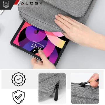 Alogy Laptop/ iPad Pro Air/ Tablet Bag 11-13 Inch Men's Women's Unisex Shoulder Strap Case Cover Pouch Gray