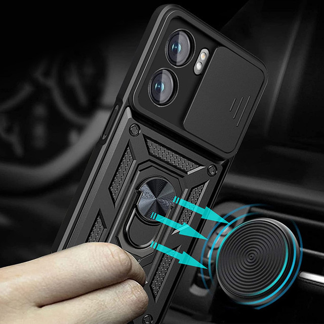 Alogy Camshield Stand Ring Case s krytem fotoaparátu pro Oppo A57 5G / A77 5G