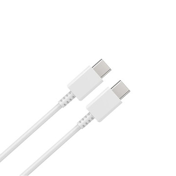 Kabel USB-C - USB-C Typ-C 3A Napájení Kabel PD QC 1M Bílý 1ks.
