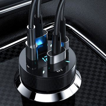 Alogy Car Charger 66W 3x USB 1x USB-C Type C Quick Charge QC 3.0 PD