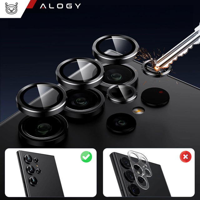 Glass For Samsung Galaxy S24 Ultra Camera Cover Lens Camera Lenses Alogy Lens Protector PRO Protective Cover