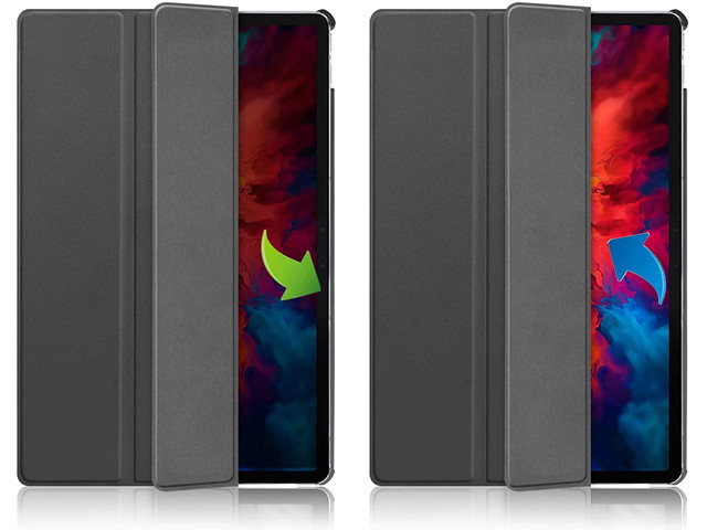Alogy Book Cover für Lenovo Tab P11 TB-J606F Grau