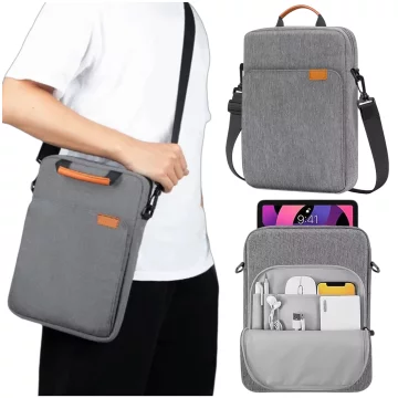 Alogy Laptop/ iPad Pro Air/ Tablet Bag 11-13 Inch Men's Women's Unisex Shoulder Strap Case Cover Pouch Gray