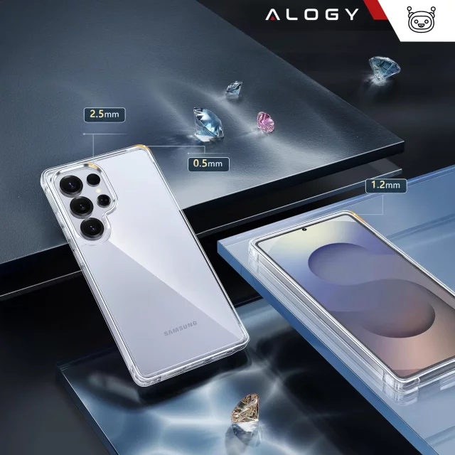 Apple iPhone 16 Pro Max Case Alogy Anti-Shock Hybrid Case for MagSafe Clear