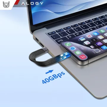 HUB splitter Alogy Adaptér pro počítačový notebook s USB-C na 3x USB-A 2.0 1x USB-A 3.0 šedý