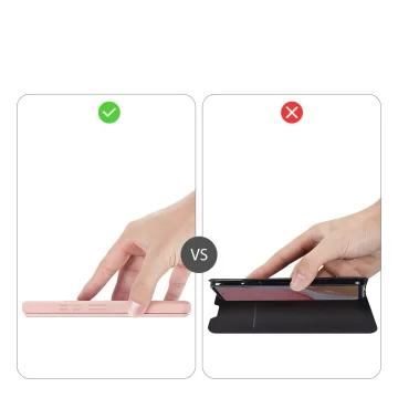 DUX DUCIS Skin X Holster Cover mit Flip Cover für Samsung Galaxy A72 4G rosa