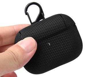 Nylonové pouzdro Alogy Ochranné pouzdro pro Apple AirPods Pro Black