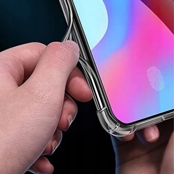 ShockProof Alogy Silicone Armor Case for Samsung Galaxy A03s 164mm Transparent