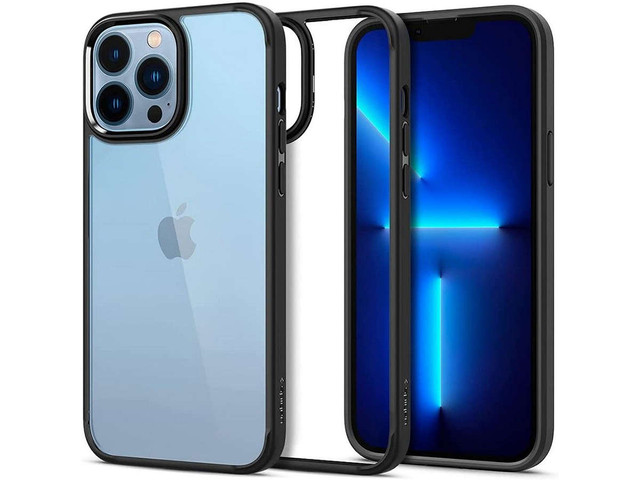 Kryt Spigen Ultra Hybrid pro Apple iPhone 13 Pro Matte Black Glass