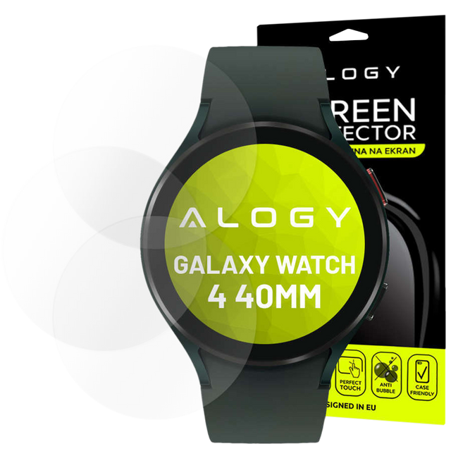 3x Folia hydrożelowa Alogy Hydrogel do Samsung Galaxy Watch 4 40mm