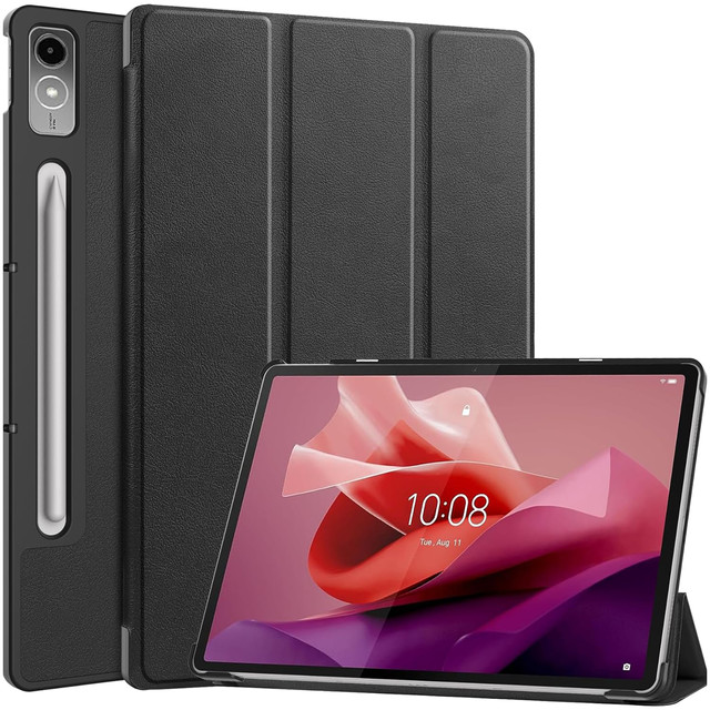 Schutzhülle für Lenovo Tab P12 12.7 TB-370 Tablet, Alogy Book Cover Case, Schwarz