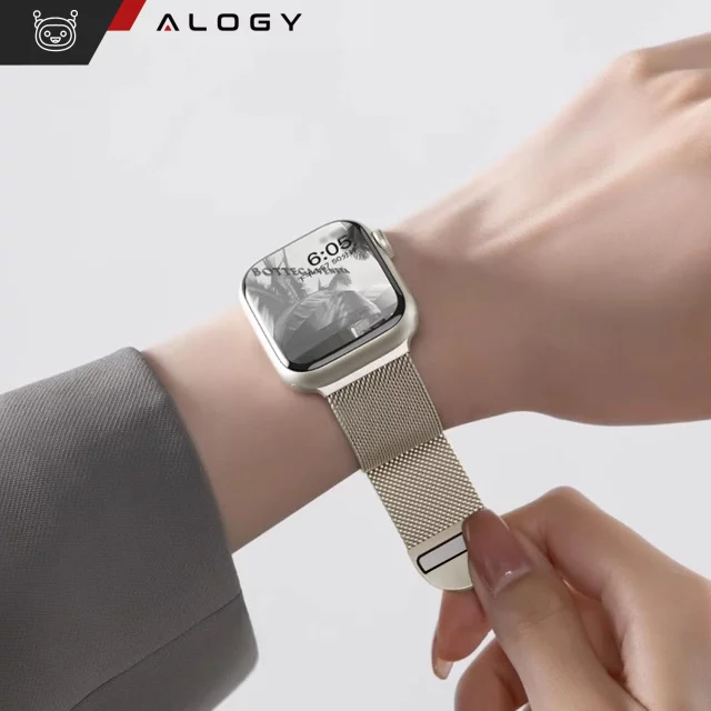 Alogy Steel Strap Apple Watch Bracelet 38/40/41mm Stainless Steel Moonlight